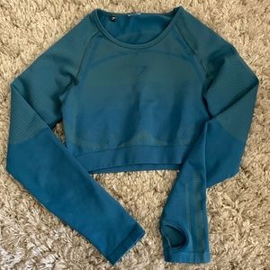 GymShark long sleeve crop top